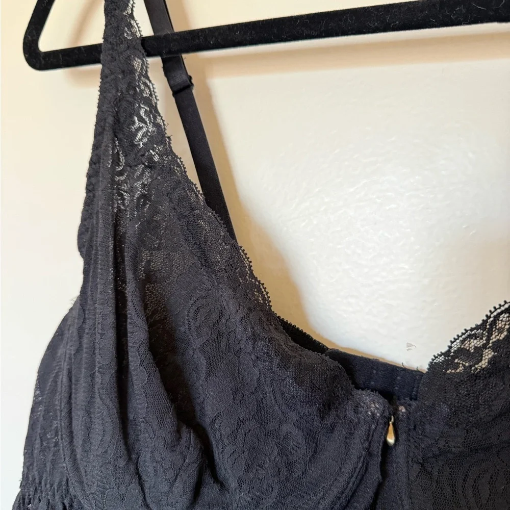 Torrid Black Lace Adjustable Strap Lingerie